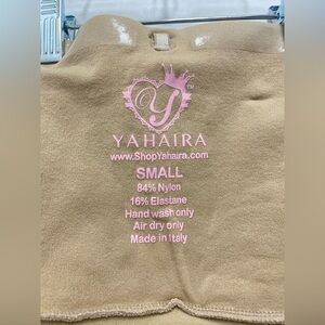 HAPPY BUTT N°7 DOUBLE TUMMY LAYER Women's Tan Shapewear Size S YAHAIRA